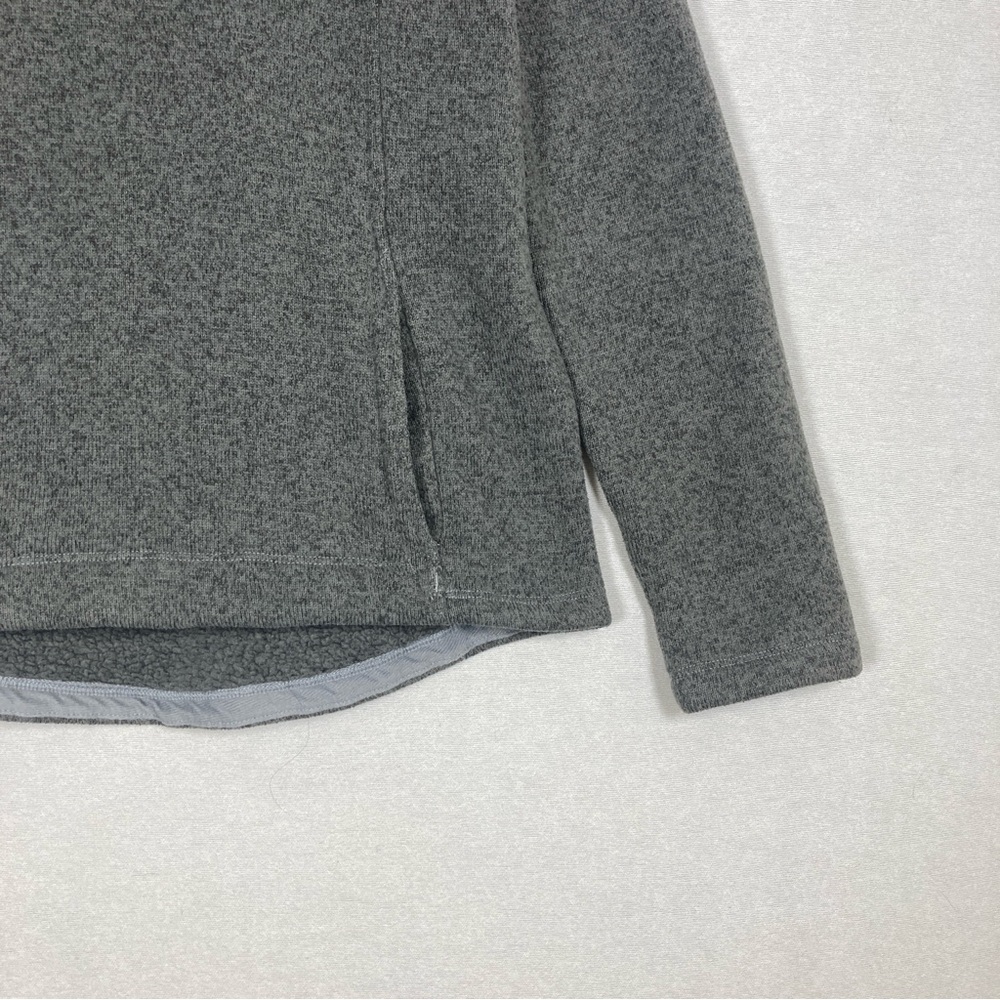 The North Face Women’s Crescent Hoodie Heather Gray Fleece Pullover Size M - Picture 3 of 16